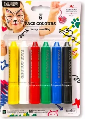 Produktbild von KIN Gesichtsmalstifte 4610 Set 6 Farben