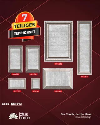 Produktbild von 7-teiliges Teppich-Set KM-613.