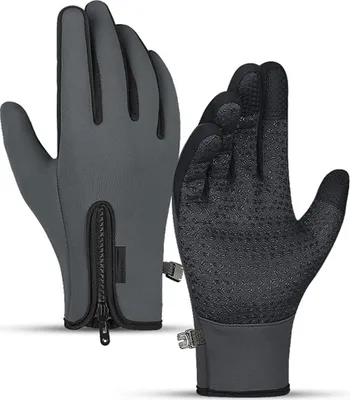 Produktbild von Winterhandschuhe für Männer und Frauen – verbessertes rutschfestes Silikon für Touchscreens