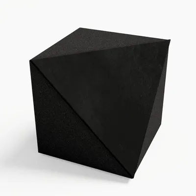 Immagine prodotto di Set da 6 – Pannelli fonoassorbenti angolari "TRICUB-Cinematic" in tessuto vellutato | Trappole per basse frequenze a forma cubica, da montare negli angoli | Elementi decorativi fonoassorbenti | [TRICUB-TRAP | Nero]