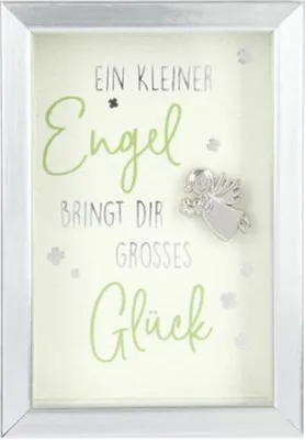 Depesche Bilderrahmen Mit Spruch „Herzensmensch“ – Ca. 8,4x5,8 Cm, Goldener Holzrahmen, Austauschbares Bild
