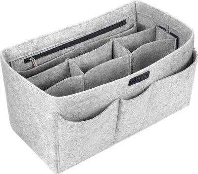 Productafbeelding van Famanu handtasorganizer met vakken - Beige, groot