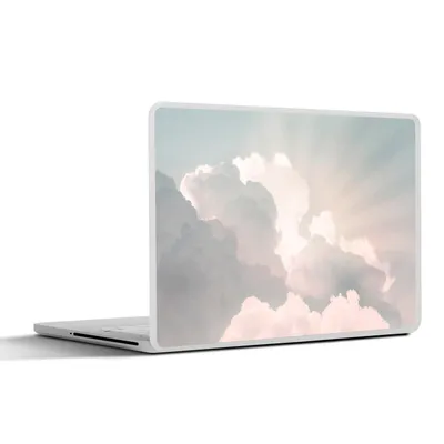 Produktbild von MuchoWow® Laptop Aufkleber Sticker Cover Himmel - Wolken - Sonne - Natur 31x22.5 cm - Laptop-Deko