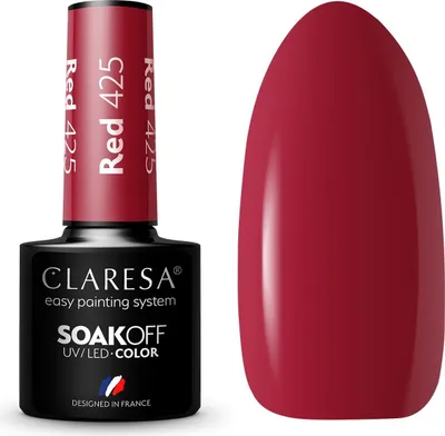 Produktbild von CLARESA Hybrid-Gel-Nagellack ROT 425 -5g