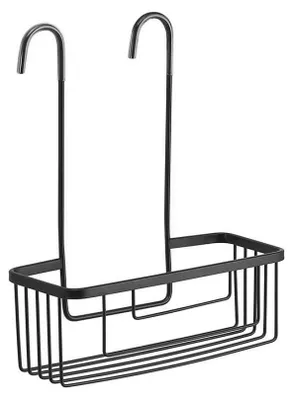 Productafbeelding van Gedy SMART doucheplank, hangend, voor kraan, 300x375x120 mm, mat zwart
