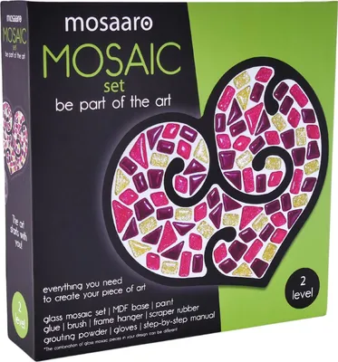 Obrázok produktu pre Kreatívna mozaiková sada - srdce