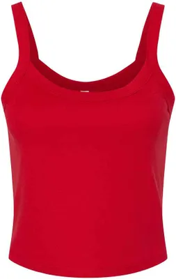 Image de Bella + Canvas - Top sans manches à bretelles spaghetti pour femme PC7456 (XXL) (Rouge)
