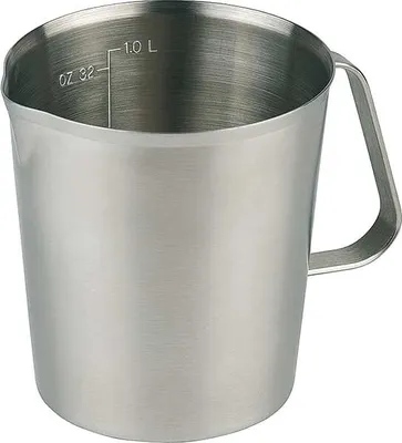 Produktbild von APS Mess-/Universalkanne, Inhalt: 1,00 Liter, Höhe: 130 mm, ø: 115 mm
