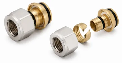 Produktbild von Klemmringverschraubung 2er Set Eurokonus 3/4 Zoll 16x2 mm