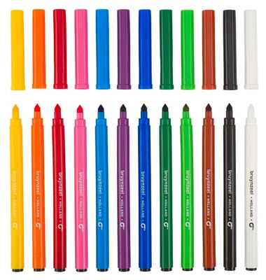 Immagine prodotto di Bruynzeel - Set di pennarelli colorati Superpoint per adolescenti, con 12 colori