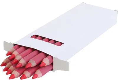 Produktbild von edu3 Jumbo-Buntstifte, Dicke 10 mm, Mine 6,25 mm, Rot, 12 Stk/ 1 Pck [HOB-408036]