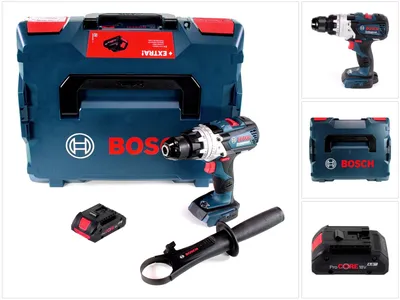 Produktbild von Bosch GSB 18V-110 C Akku Schlagbohrschrauber Professional 18V 110Nm + 1x ProCore Akku 4,0 Ah + L-Boxx - ohne Ladegerät