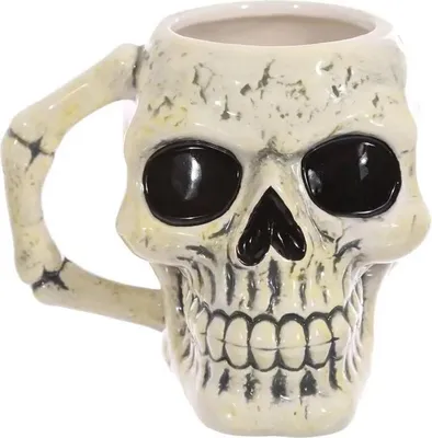 Zdjęcie produktu dla Ceramiczny kubek - Starożytna czaszka 460ml