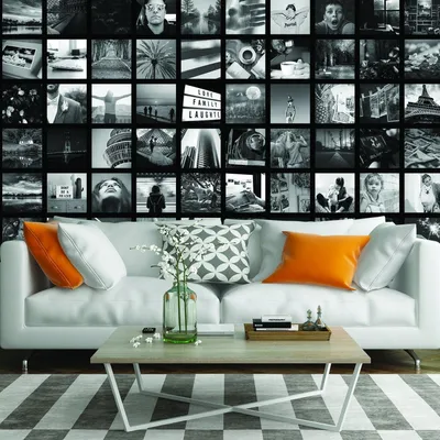 Productafbeelding van Decords fotocollage wanddecoratie, model 034-074 – Afmetingen: 196 x 130 cm