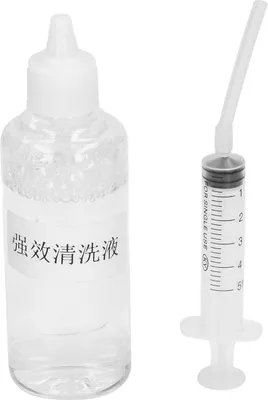Image de Solution de nettoyage d'encre avec seringue pour imprimante à jet d'encre