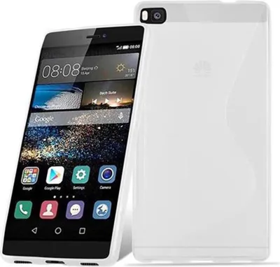 Produktbild von Cadorabo Schutzhülle für Huawei P8 Hülle in Transparent Handyhülle Case TPU Silikon Etui