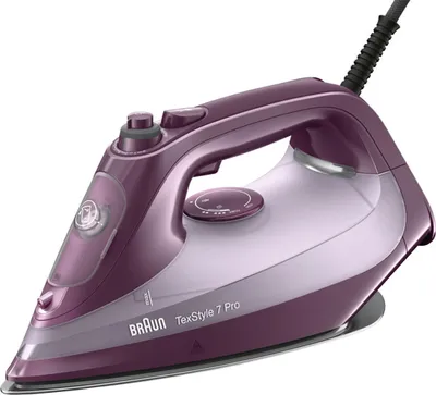 Produktbild von Braun TexStyle 7 Pro SI 7181 VI Bügeleisen Trocken- & Dampfbügeleisen EloxalPlus soleplate 3100 W Violett (SI7181VI)