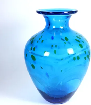 Produktbild von Glasvase Orient Murano 27,5cm türkis