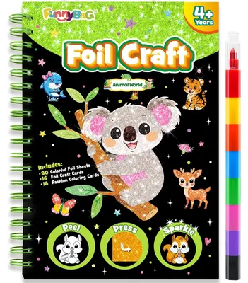 Immagine prodotto di Kit per attività artistiche con fogli di alluminio, adatto ai bambini