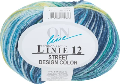 Produktbild von ONline Street Design Color, Linie 12, 50 g, ca. 210 m Farbe 111