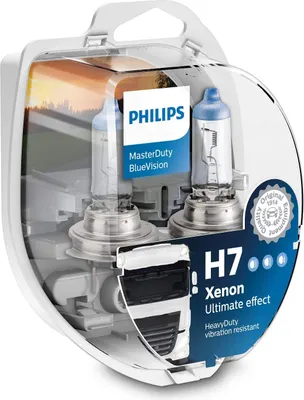 Image de Philips H7 24V 70W PX26d MasterDuty BlueVision 2st.