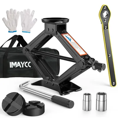 Image de Cric universel pour voiture avec supports en caoutchouc