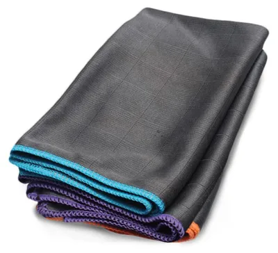 Productafbeelding van Reinigingsdoek van koolstofvezel en microvezel, voor streepvrije reiniging, 40 x 50 cm, geschikt voor glas, glazen, servies, keuken en huishouden