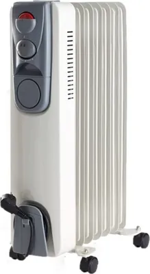 Produktbild von JUNG DAYE20 Heizung Elektrisch mit Thermostat, 9 Heizlamellen, Ölradiator 2000 Watt Energiesparend, mobile Elektroheizung für Räume bis 25qm