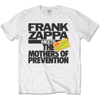 Produktbild von Frank Zappa The Mothers of Prevention White XL T-Shirt