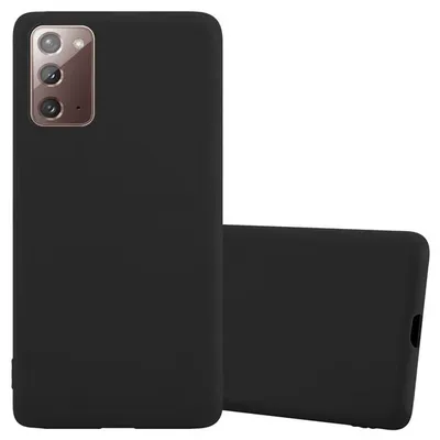 Zdjęcie produktu dla Etui Cadorabo do Samsung Galaxy NOTE 20 w kolorze czarnym, silikonowe etui TPU na telefon komórkowy