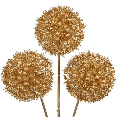 Productafbeelding van 3 Stuks Kunstmatige Gouden Hydrangea Bloemen