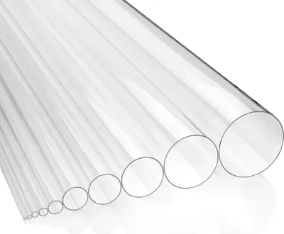 Acrylglasrohr XT Ø 200mm / 194mm (Aussen/Innen),  transparent, durchsichtig, 1000mm lang - Zeigis®  / farblos / PMMA / glasklar / extrudiert