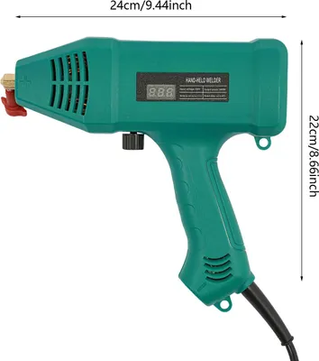Image de Soudeuse manuelle - Soudeuse à onduleur - Puissance 3000 W - Réglable de 20 à 200 A - Portable pour la maison et le bricolage - Fonctions de sécurité - Verte