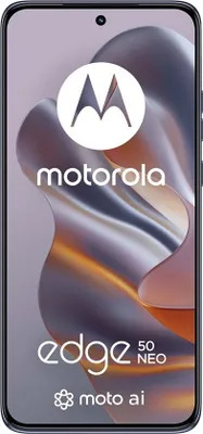 A product shot of a Motorola Edge 50 neo smartphone.