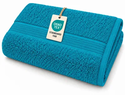 Immagine prodotto di Asciugamano da sauna in spugna, 500 g/m², 80 x 200 cm, turchese