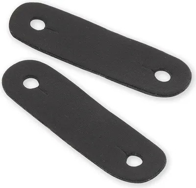 Produktbild von Shires - Sicherheitssteigbügel-Leder 2er-Pack ER578 (Einheitsgröße) (Schwarz)