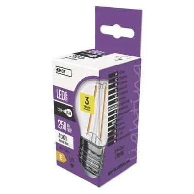 Obrázek produktu pro LED žárovka mini Globe Filament E27 neutrální bílá 2,2 W