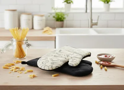 Obrázek produktu pro Sada kuchyňských rukavic z italské bavlny