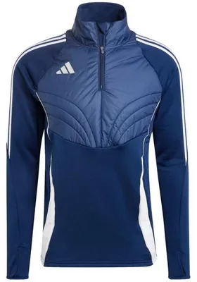 Produktbild von Adidas - "Tiro 24" Oberteil mit kurzem Reißverschluss für Herren - Winter PP4257 (M) (Blau)