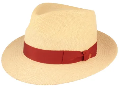 Mayser wasserabweisender Trilby Panamahut Manuel UV-Schutz 80 in beige