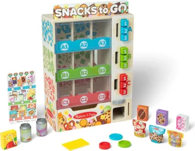 Immagine prodotto di Melissa Doug Vending Machine Playset Legno Ordinamento Riempire Ps Fun