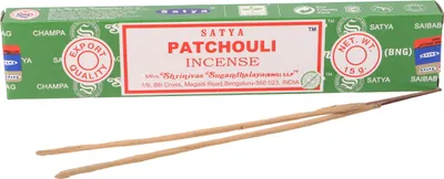 Produktbild von Satya Incense Räucherstäbchen, Indische Räucherstäbchen 15 g - Patchouli, Grün, 21*4*2 cm, Indische Räucherstäbchen