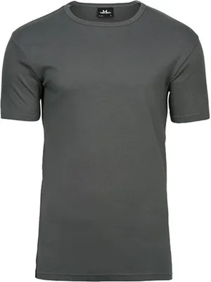 Obrázok produktu pre Tee Jays 520 | Pánske tričko Interlock Bodyfit - farba: Powder Grey - veľkosť: XL
