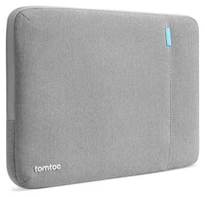 Produktbild von tomtoc 360° Tablet Tasche für 13 Zoll iPad, Hülle für iPad Air, iPad Pro – Grau, Größe 12,9-13 Zoll für iPad Pro/Air