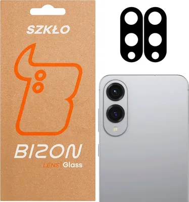Produktbild von Gehärtetes Glas für die Kamera für Galaxy S25 Edge, Bizon Glass Silk Lens, 2 Stück