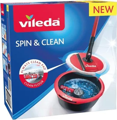 Obrázek produktu pro Sada mopu s houbou, kbelík a mopová hlavice, úklid
