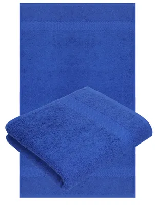 Produktbild von Betz 2 Stück Handtücher 50x100 cm PREMIUM  100% Baumwolle  Farbe: royalblau