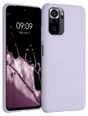 Produktbild von kwmobile Handyhülle für Xiaomi Redmi Note 10 / Note 10S Hülle - TPU Case - Kabelloses Laden - Schutzhülle Cover in Lavendel