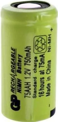 Produktbild von GP Batteries Spezial-Akku 2/3 AA Flat-Top NiMH GP75AAH 1.2 V 750 mAh (30075AAH)