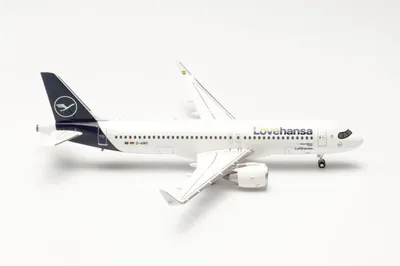 Produktbild von Herpa Wings 1:200 Airbus A 320 neo Lufthansa Lovehansa 572743